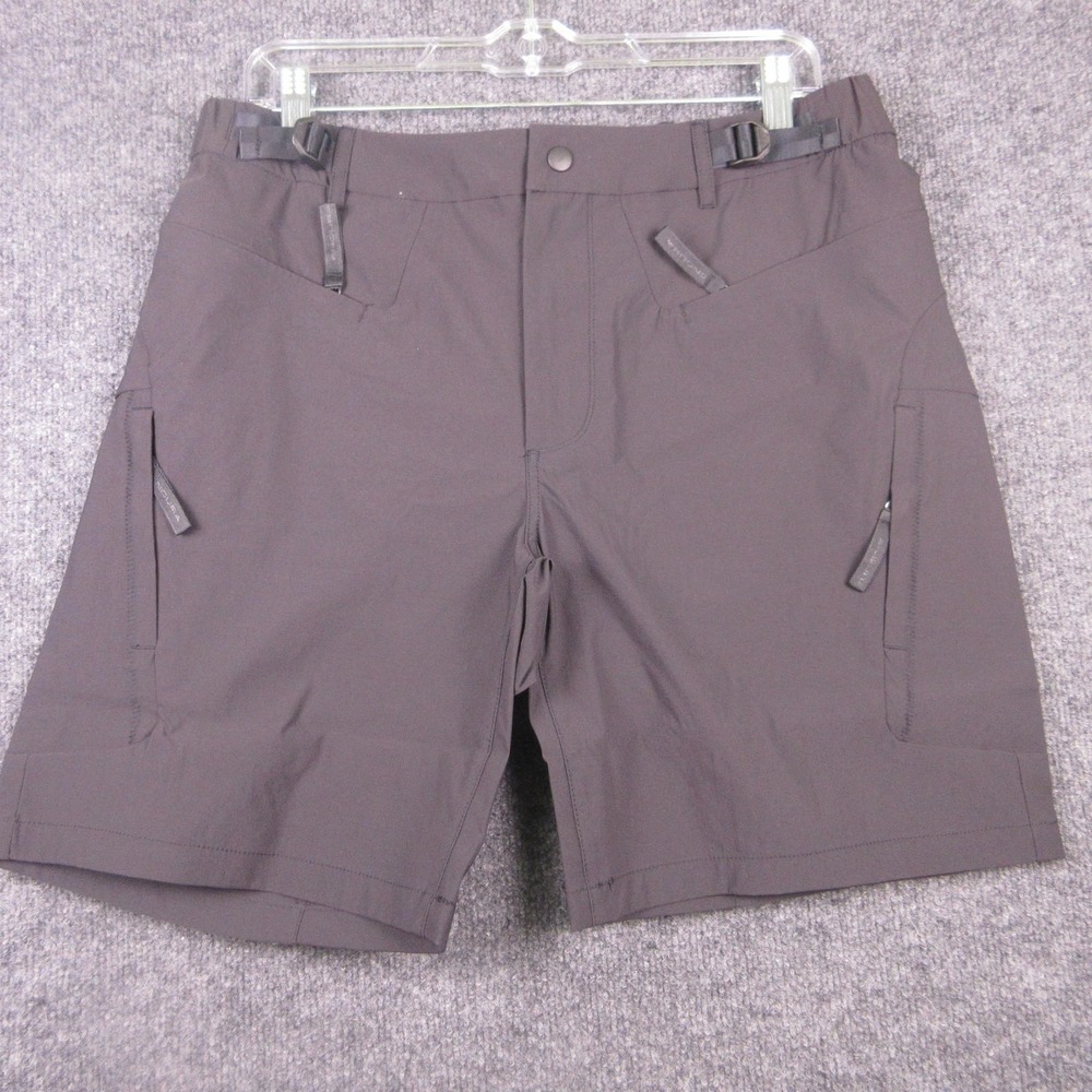 Endura Shorts Mens Medium Gray Sultrac Humvee 8" Biker Adjustable Waist Cycling